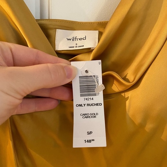 Wilfred Only Slip Cairo Gold Size Small - Picture 2 of 4